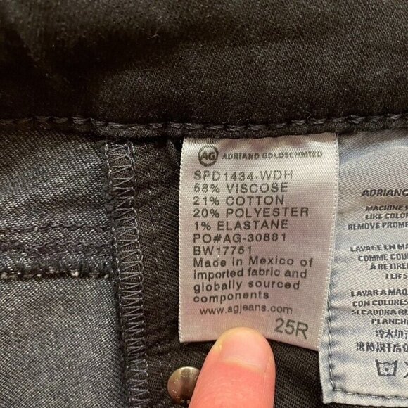 AG Adriano Goldschmied Prima Mid Rise Skinny Jeans WDH - Picture 5 of 7